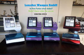 verschiedene geeichte Waagen, bei Lonscher Waagen Berlin