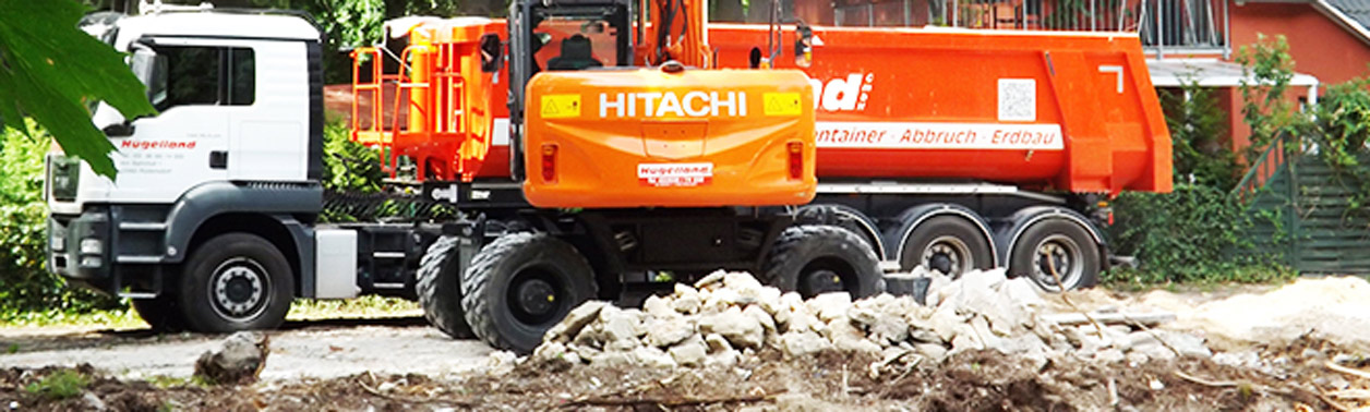 Professionelle Abbrucharbeiten in Berlind durh Hügelland