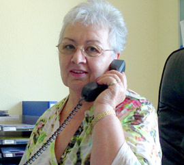 Frau Ingrid Eichler von der Sozialstation Eichler in Berlin Rudow