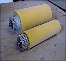 Gummiformteile Berlin Walzen mit Gummimantel